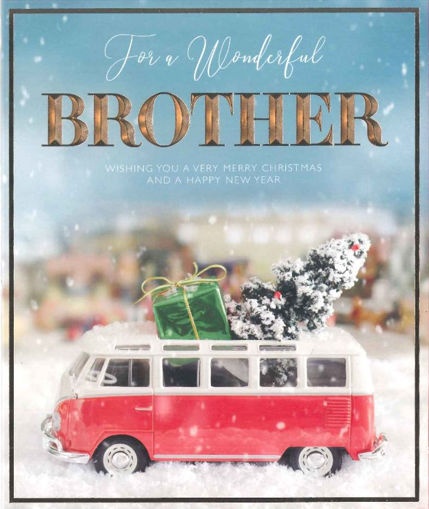 Picture of WONDERFUL BROTHER CHRISTMAS CARD